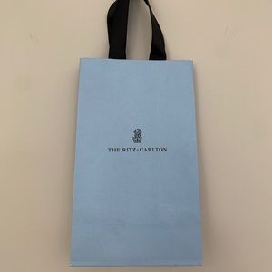 Authentic Ritz Carlton Gift Bag - Blue